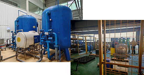 擁有齊全的反滲透設備